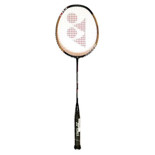 Yonex Voltric 0.9 DG Slim badminton racket – head-heavy, high-tension racket with slim frame for powerful smashes and advanced gameplay.